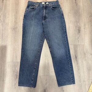 Vintage Calvin Klein Women's Light Blue Straight Jeans - Made in USA Size 8